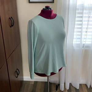Torrid Active Mint Green Top w/back accent